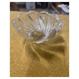 MIKASA PEPPERMINT SWIRL CRYSTAL BOWL