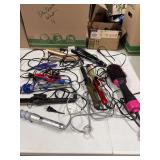 SEVERAL- CURLING IRONS- FLAT IRONS- HEAT BRUSH-
