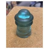 HEMMING GRAY #9 INSULATOR.  HAS A CHIP AT THE BOTTOM
