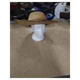 STYROFOAM MANNEQUIN HEAD WITH HAT