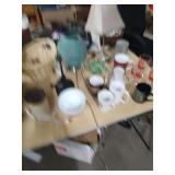 LAMPS - BASKET - CUPS - GLASSES
