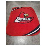 LOUISVILLE CARDINALS PLUSH BLANKET