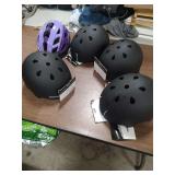BICYCLE AND SCOOTER HELMETS