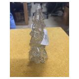 3.5 X 8 GLASS LIGHTED CHRISTMAS TREE