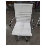 DESK CHAIR ON ROLLERS ADJUSTABLE HEIGHT DOES HAVE PEELING