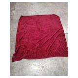 BURGUNDY THROW BLANKET