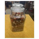 GLASS CONTAINER OF POTPOURI