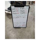 DRY ERASE BOARD ON STAND