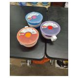DECOR MICROWAVE BOWLS WITH LIDS