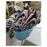 BASKET OF CLOTHES HANGERS