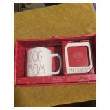 NEW IN BOX RAE DUNN COFFEE CUP AND PICTURE FRAME