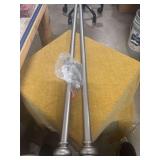 METAL CURTAIN RODS AND HOLDERS