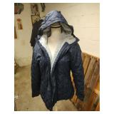 COLUMBIA SZ XL FLEECE LINED HOODED JACKET