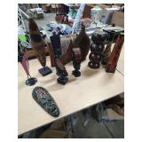 AFRICAN STYLE VASES AND DECOR