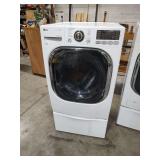 LG TRUE STEAM HEAVY DUTY DRYER WITH PEDESTAL