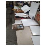 ART SUPPLIES - CANVAS BOARD - PAINTERS EASELS AND ETC