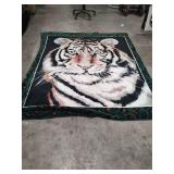 PLUSH TIGER BLANKET