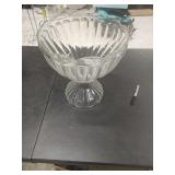 PUNCH BOWL ON PEDESTAL