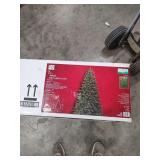 HOME ACCENTS 7.5 FT JACKSON NOBLE FIR LED CHRISTMAS TREE WITH COLOR CHANGING LIGHTS NO LIGHT TEST HAS BEEN PERFORMED