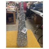 18 X 5 SILVER DECO TREE