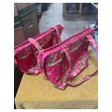 TWO PINK LUNCH BOXES