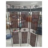 METAL TRI FOLD ROOM DIVIDER