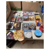 DVD MOVIES- & PLAY STAION GAMES- AND SEVERAL LOOSE MOVIES