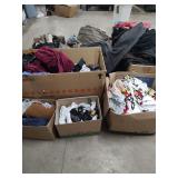 10 BOXES OF CLOTHES - DIFFERENT SIZES AND BRANDS