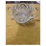 ANTIQUE CUT GLASS SUGAR BOWL