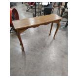 OAK TABLE 48X14X30