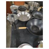 7 COOK POTS DIFFERENT SIZES AND BRANDS