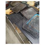 BAKING PANS - CUTTING BOARD - AND ETC