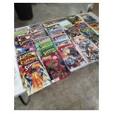 LOT OF COMIC BOOKS - SUPERMAN - SPIDERMAN - AVENGERS - CONVERGENCE - CAPTAIN AMERICA - AND ETC