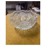 VINTAGE PRESSED GLASS BOWL