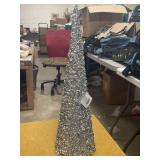 24 X 7 SILVER DECO CHRISTMAS TREE