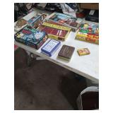 BOARD GAMES - CLUE - HANGMAN - CHECKERS - DOMINOES - JENGA AND ETC