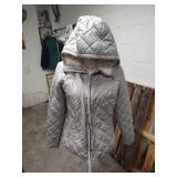 COLUMBIA SZ MEDIUM FLEECE LINED HOODED COAT