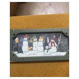CHRISTMAS SNOWMEN PICTURE
