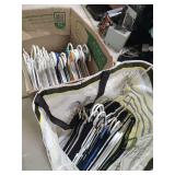 LOT OF CLOTHES HANGERS