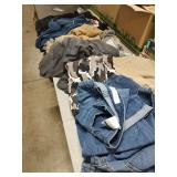 JEANS AND SWEATSHIRTS - SZ 2X AND 34