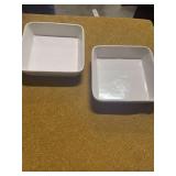 2 WESTLAND JAPAN GLASS BAKING DISHES