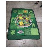 TEENAGE MUTANT NINJA TURTLES THROW BLANKET