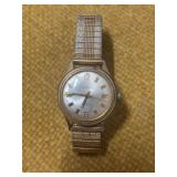 VINTAGE CARAVELLE SHOCK RESISTANT AND WATER RESISTANT WRIST WATCH.  UNKOWN WORKING ORDER