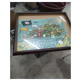 STATE OF KENTUCKY PUZZLE IN FRAME