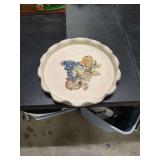 HOME AND GARDEN PARTY STONEWARE PIE PLATE 12 INCH