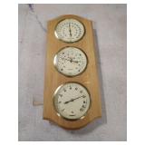 WEATHER THERMOMETER - BAROMETER AND HUMIDITY