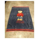 POLO BEAR THROW BLANKET