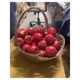 VINTAGE BASKET OF APPLES