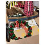 2- BOXES W/ CHRISTMAS DECORATION