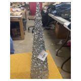 18 X 5 SILVER DECO TREE